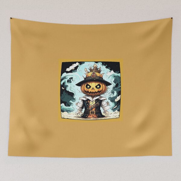 Item preview, pumpkin-head pirate 2024 tileartwork designed and sold by tileartwork.