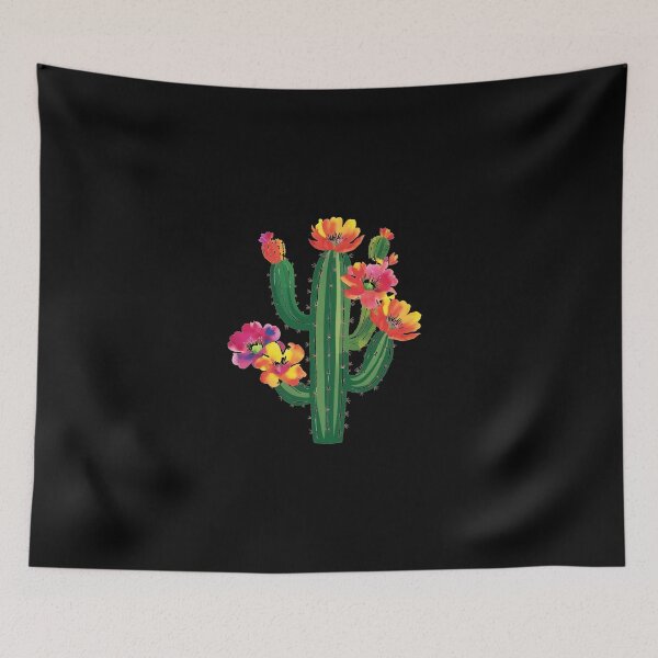 Item preview, Impresión artística de cactus en acuarela: vibrante floración del desierto designed and sold by products4urduke.