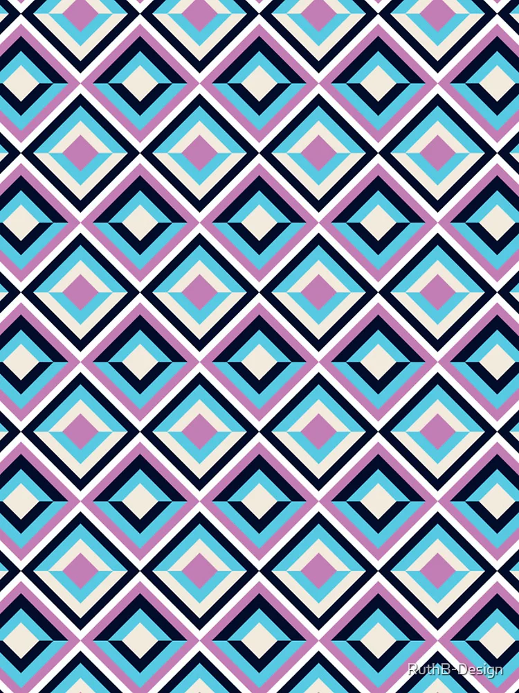 Thumbnail 4 of 4, iPhone Case, Funky diamond pattern designed and sold by RuthB-Design.