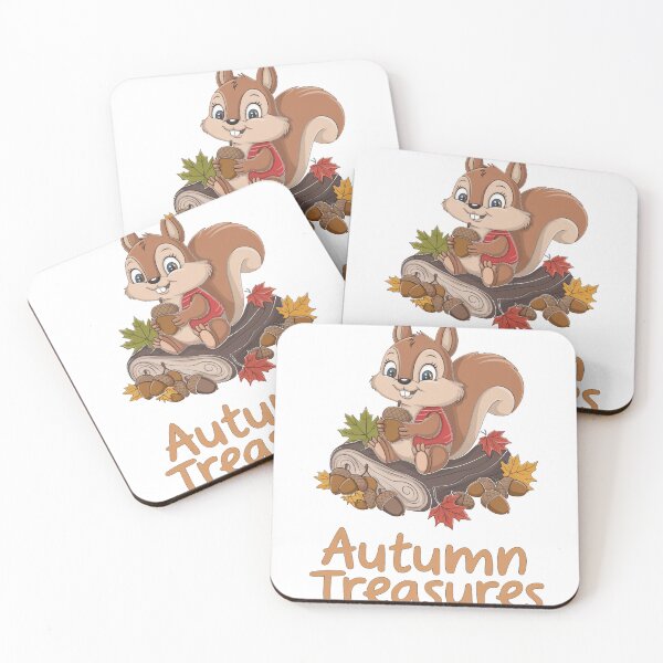 Item preview, Cute autumn design: Squirrel's Harvest Hoard designed and sold by Davideus.