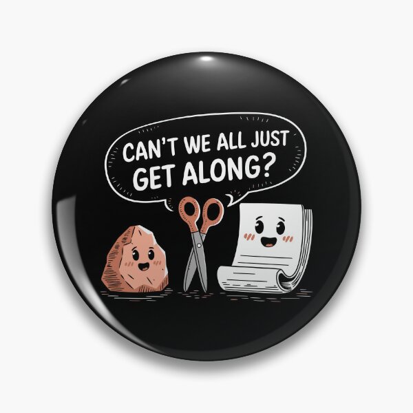 Item preview, Cute Humor Rock Paper Scissors Funny Conflict Peace Design designed and sold by w1ckerman.