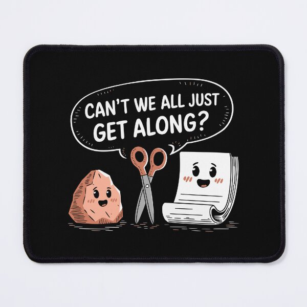 Item preview, Cute Humor Rock Paper Scissors Funny Conflict Peace Design designed and sold by w1ckerman.