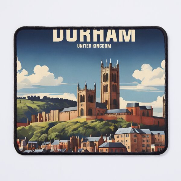 Item preview, Durham United Kingdom Vintage Travel Tourism  designed and sold by TravelersGems.