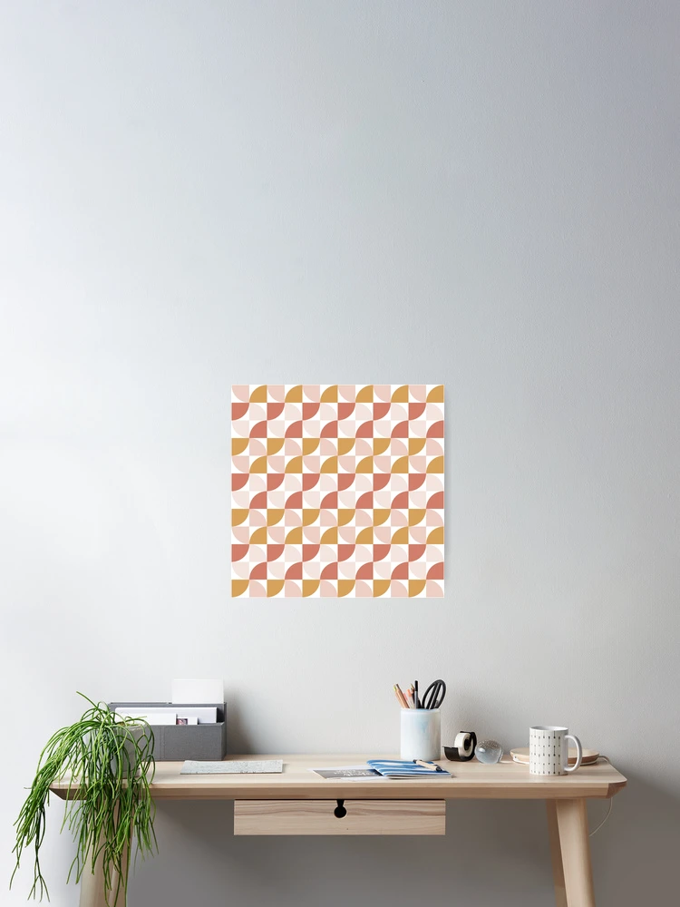Thumbnail 2 of 3, Poster, Calming wavy pattern designed and sold by RuthB-Design.