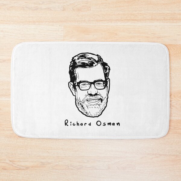 Item preview, Richard Osman doodle portrait designed and sold by PickledjoArt.