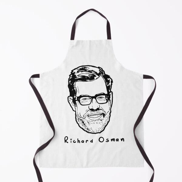 Item preview, Richard Osman doodle portrait designed and sold by PickledjoArt.