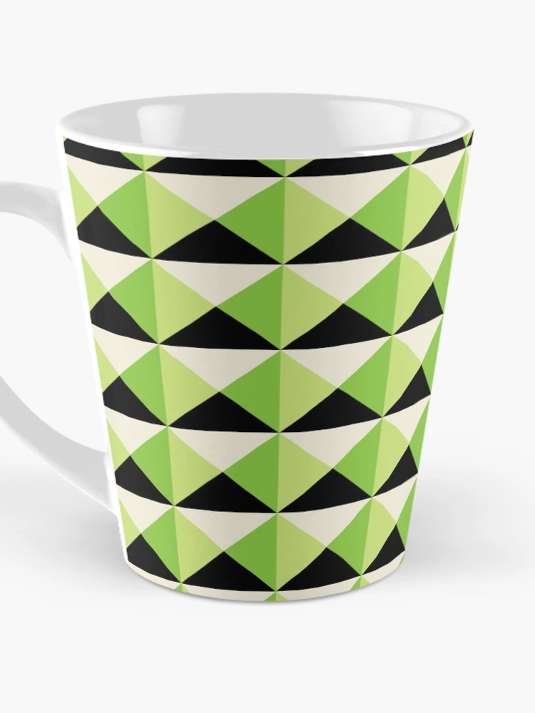 Thumbnail 3 of 4, Coffee Mug, Geometric square pattern designed and sold by RuthB-Design.