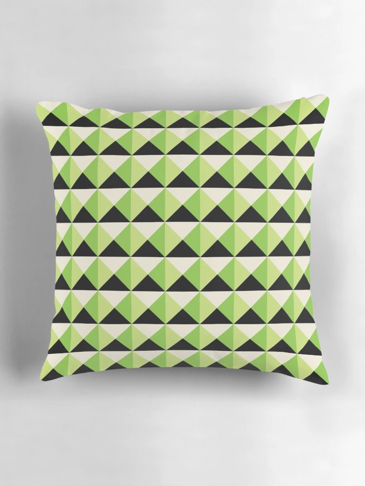 Thumbnail 3 of 4, Pillow, Geometric square pattern designed and sold by RuthB-Design.