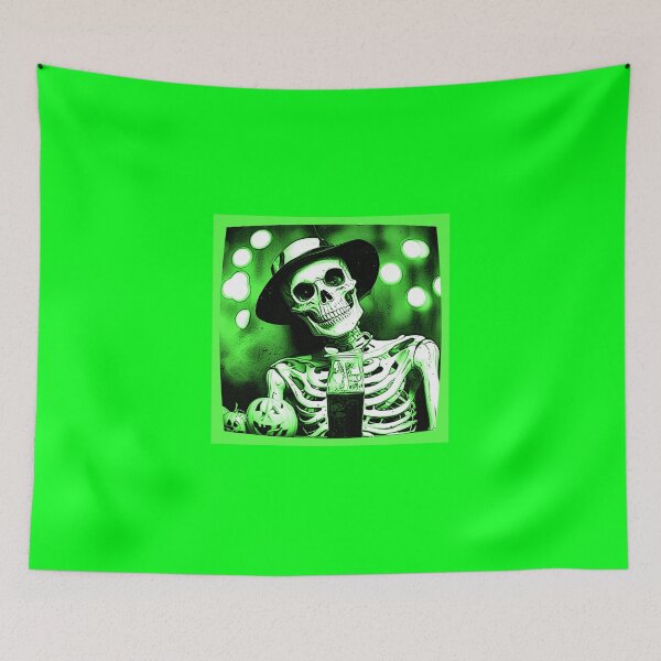Item preview, green skeleton 2024 tileartwork designed and sold by tileartwork.