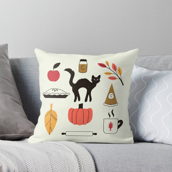 Item preview, Black Cat and Autumnal Baking  designed and sold by Haley Schulz.