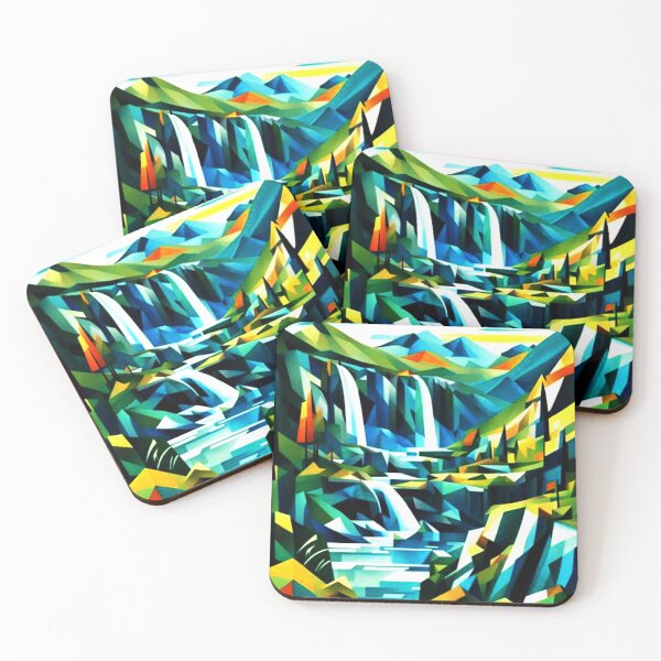 Item preview, Mountain Waterfall 3 designed and sold by George Hutton Hunter.