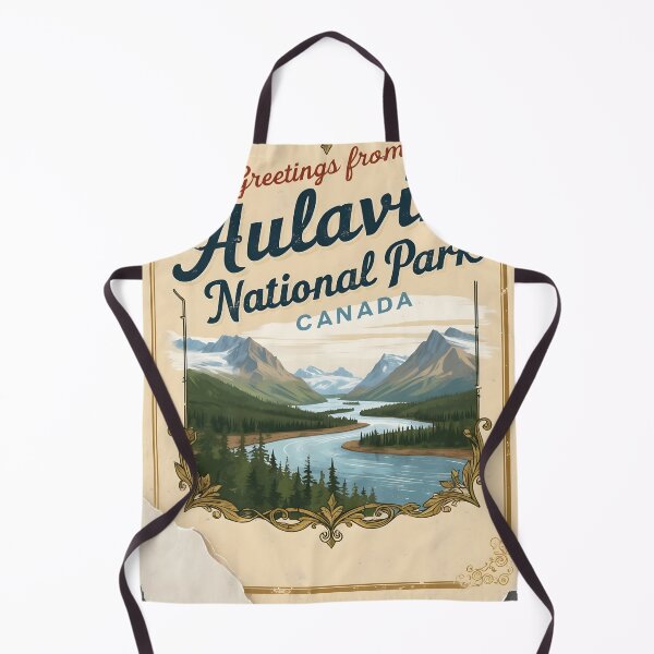 Item preview, Greetings from Aulavik National Park Canada Postcard Vintage Travel Retro designed and sold by TravelPostcardGems.