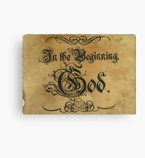 Genesis Canvas Print