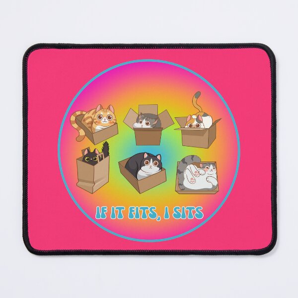 Item preview, If it fits, I sits, cats in boxes designed and sold by Eternity Eventually.