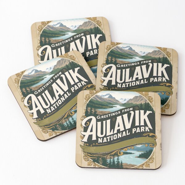 Item preview, Aulavik National Park Canada Postcard Vintage Travel Retro designed and sold by TravelPostcardGems.