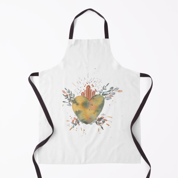 Item preview, Ex-Voto Watercolor Blooming heart designed and sold by hellobonheur.