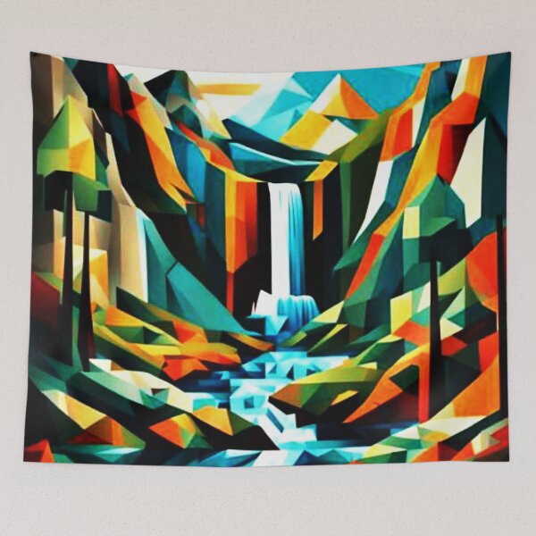 Item preview, Mountain Waterfall 7 designed and sold by George Hutton Hunter.