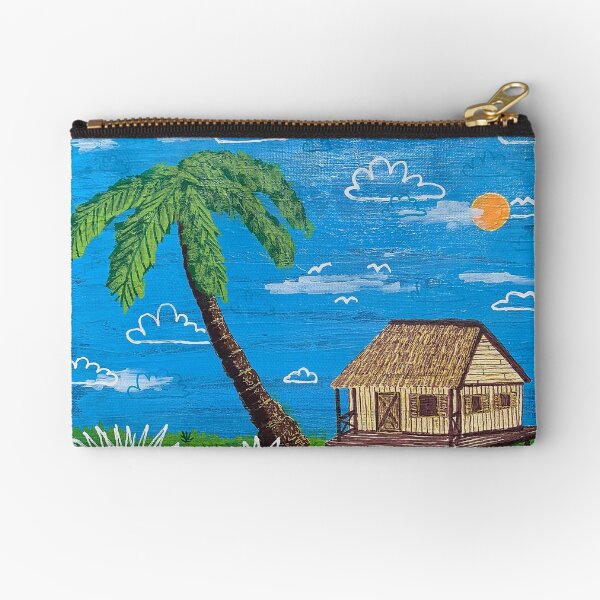 Beach Shack 1 Zipper Pouch