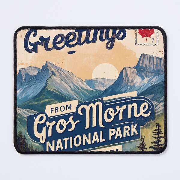 Item preview, Gros Morne National Park Canada Postcard Vintage Travel Retro designed and sold by TravelPostcardGems.
