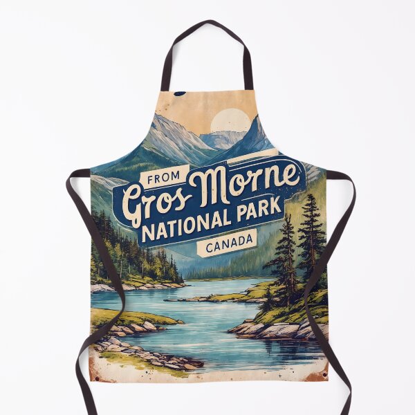Item preview, Gros Morne National Park Canada Postcard Vintage Travel Retro designed and sold by TravelPostcardGems.