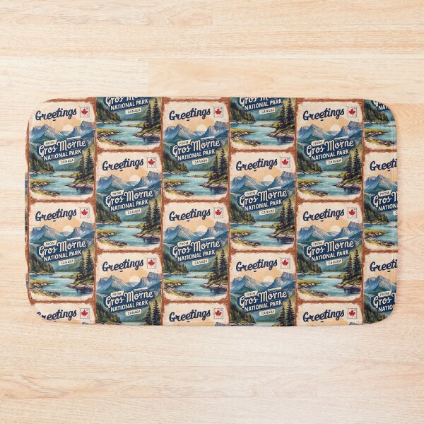 Item preview, Gros Morne National Park Canada Postcard Vintage Travel Retro designed and sold by TravelPostcardGems.