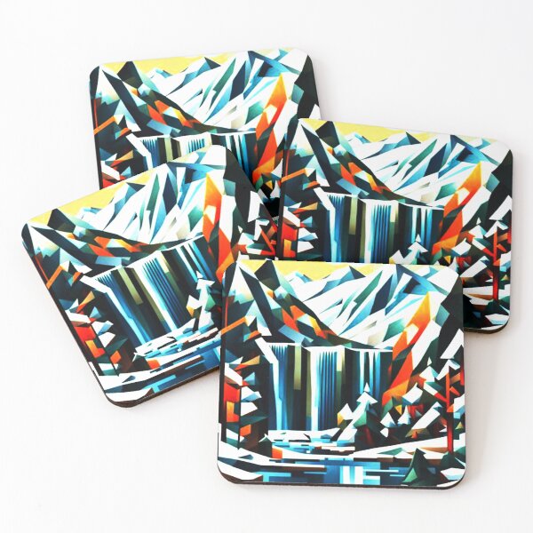 Item preview, Mountain Waterfall 9 designed and sold by George Hutton Hunter.