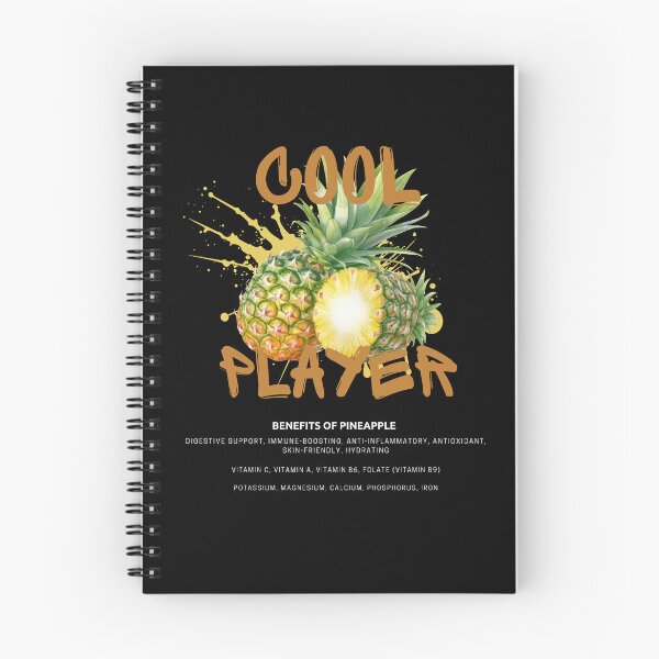 Item preview, Cool Pineapple Player – Funny Illustration with Health Benefits designed and sold by CWT-JustforFun.