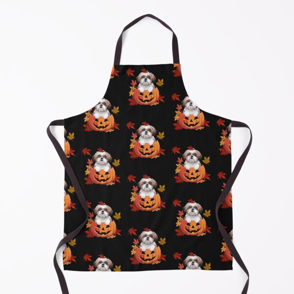 Item preview, Shihtzu Fall Design Jackolantern & Fall Leaves Halloween designed and sold by tamdevo1.