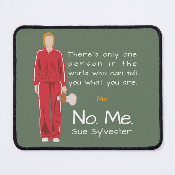 Item preview, Sue Sylvester Quote with Kurt Hummel - Iconic Glee Dialogue Fan Art designed and sold by PricklyBearArt.