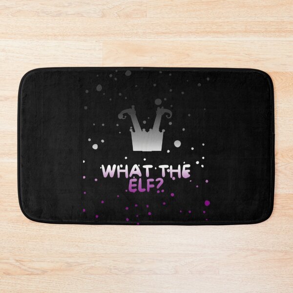 Item preview, Asexual Flag What The Elf Graphic, Christmas t-shirts, Funny Elf Tees, Funny Xmas t-shirts, Upside down elf,  designed and sold by PrideBeProud.