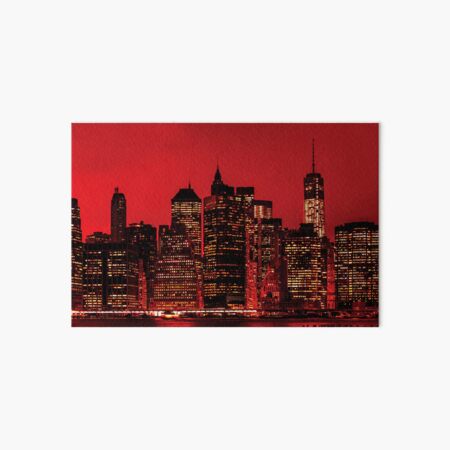 Artikel-Vorschau von Manhattan mit Lichtern und Reflexionen, designt und verkauft von skalihm.