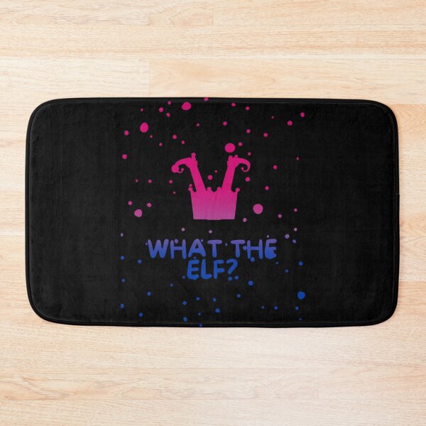 Item preview, Bisexual Flag What The Elf Graphic, Christmas t-shirts, Funny Elf Tees, Funny Xmas t-shirts, Upside down elf,  designed and sold by PrideBeProud.