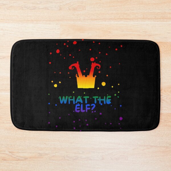 Item preview, Classic Flag What The Elf Graphic, Christmas t-shirts, Funny Elf Tees, Funny Xmas t-shirts, Upside down elf,  designed and sold by PrideBeProud.