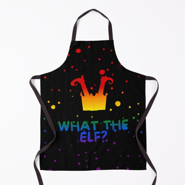 Item preview, Classic Flag What The Elf Graphic, Christmas t-shirts, Funny Elf Tees, Funny Xmas t-shirts, Upside down elf, designed and sold by PrideBeProud.