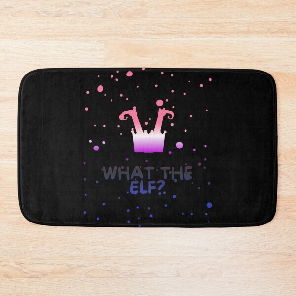 Item preview, Genderfluid Flag What The Elf Graphic, Christmas t-shirts, Funny Elf Tees, Funny Xmas t-shirts, Upside down elf,  designed and sold by PrideBeProud.