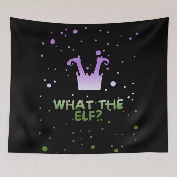 Item preview, Genderqueer Flag What The Elf Graphic, Christmas t-shirts, Funny Elf Tees, Funny Xmas t-shirts, Upside down elf,  designed and sold by PrideBeProud.