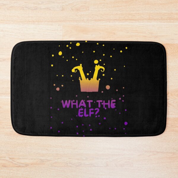 Item preview, Intersex Flag What The Elf Graphic, Christmas t-shirts, Funny Elf Tees, Funny Xmas t-shirts, Upside down elf,  designed and sold by PrideBeProud.