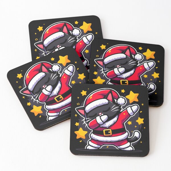 Item preview, Dabbing Santa Cat designed and sold by SpeakingPrint2.