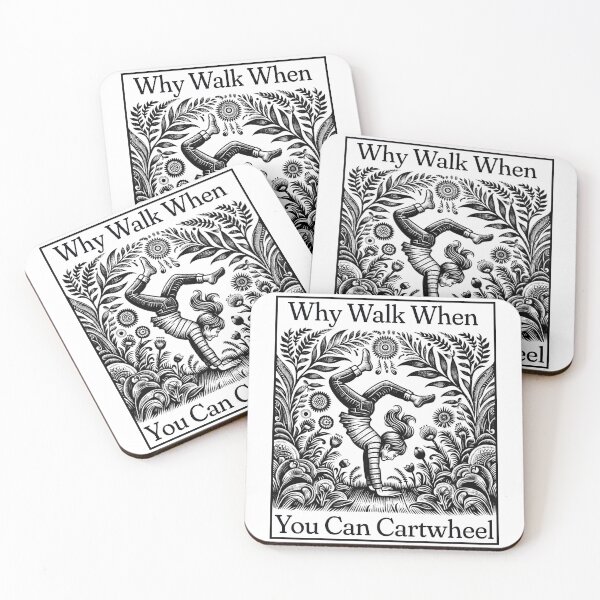 Item preview, Why Walk When You Can Cartwheel Garden Cartwheels designed and sold by nicksuefonze.