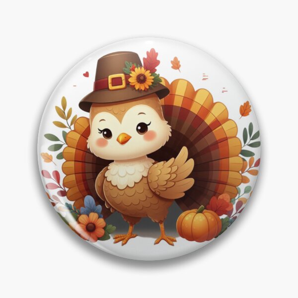 Item preview, Cute Thanksgiving Turkey designed and sold by fribabywonder.