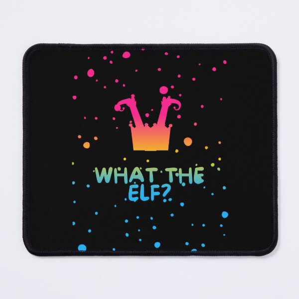 Item preview, Pansexual Flag What The Elf Graphic, Christmas t-shirts, Funny Elf Tees, Funny Xmas t-shirts, Upside down elf,  designed and sold by PrideBeProud.