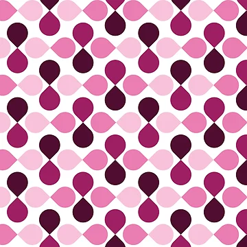Artwork thumbnail, Pink blobby pattern by RuthB-Design