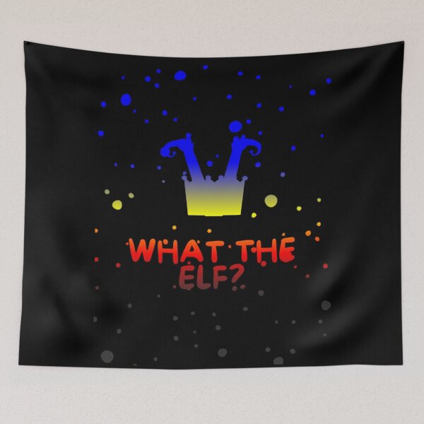 Item preview, Polyamory Flag What The Elf Graphic, Christmas t-shirts, Funny Elf Tees, Funny Xmas t-shirts, Upside down elf,  designed and sold by PrideBeProud.