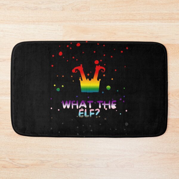Item preview, Progress Flag What The Elf Graphic, Christmas t-shirts, Funny Elf Tees, Funny Xmas t-shirts, Upside down elf,  designed and sold by PrideBeProud.