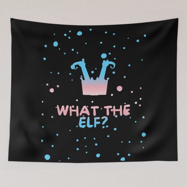 Item preview, Transexual Flag What The Elf Graphic, Christmas t-shirts, Funny Elf Tees, Funny Xmas t-shirts, Upside down elf,  designed and sold by PrideBeProud.