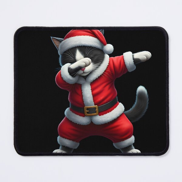 Item preview, Dabbing Santa Claus cat designed and sold by VaskarPaul.