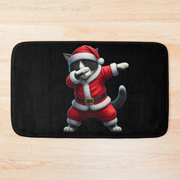 Item preview, Dabbing Santa Claus cat designed and sold by VaskarPaul.