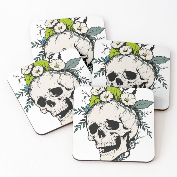 Item preview, Dark Florals - Skulls in Bloom designed and sold by Artemyx Studio.