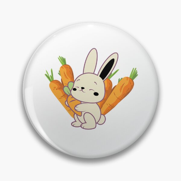 Item preview, Funny Rabbit, Cute Animal, Rabbit and Carrot designed and sold by goodhandbynory.