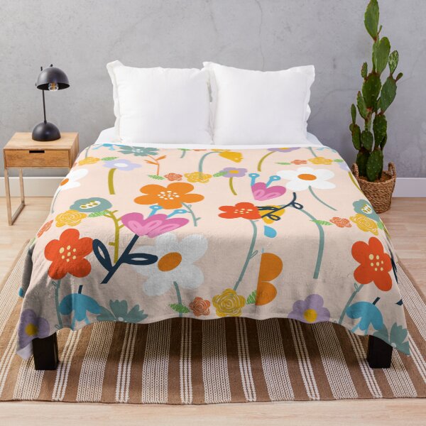 Item preview, Colorful Mix Wild  Flower pattern  designed and sold by Kamzzi.